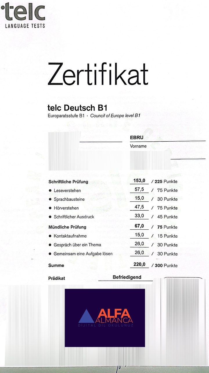 Öğrenci başarı sertifikası